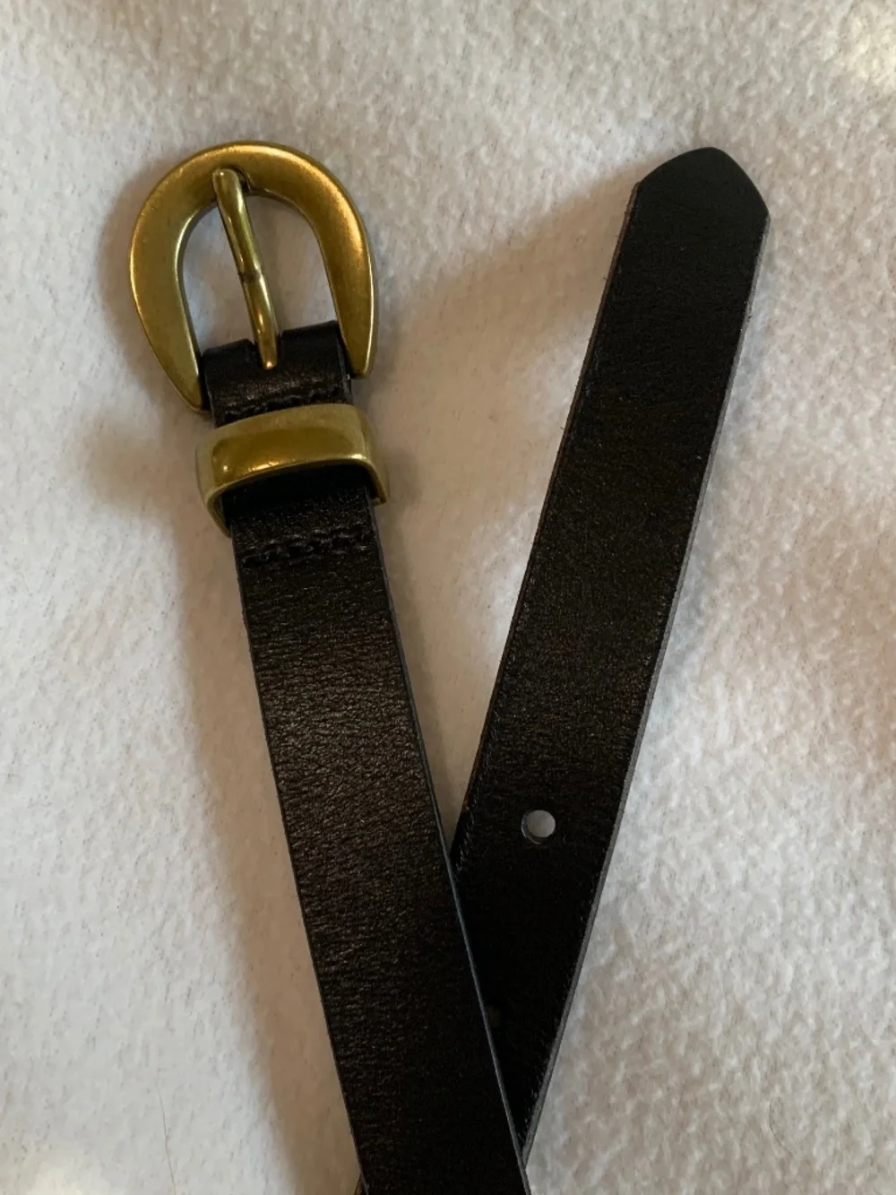 Madewell Black Leather Belt - Picture 3 of 9